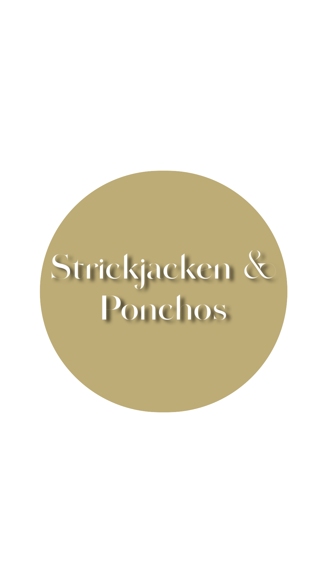 Strickjacken und Ponchos