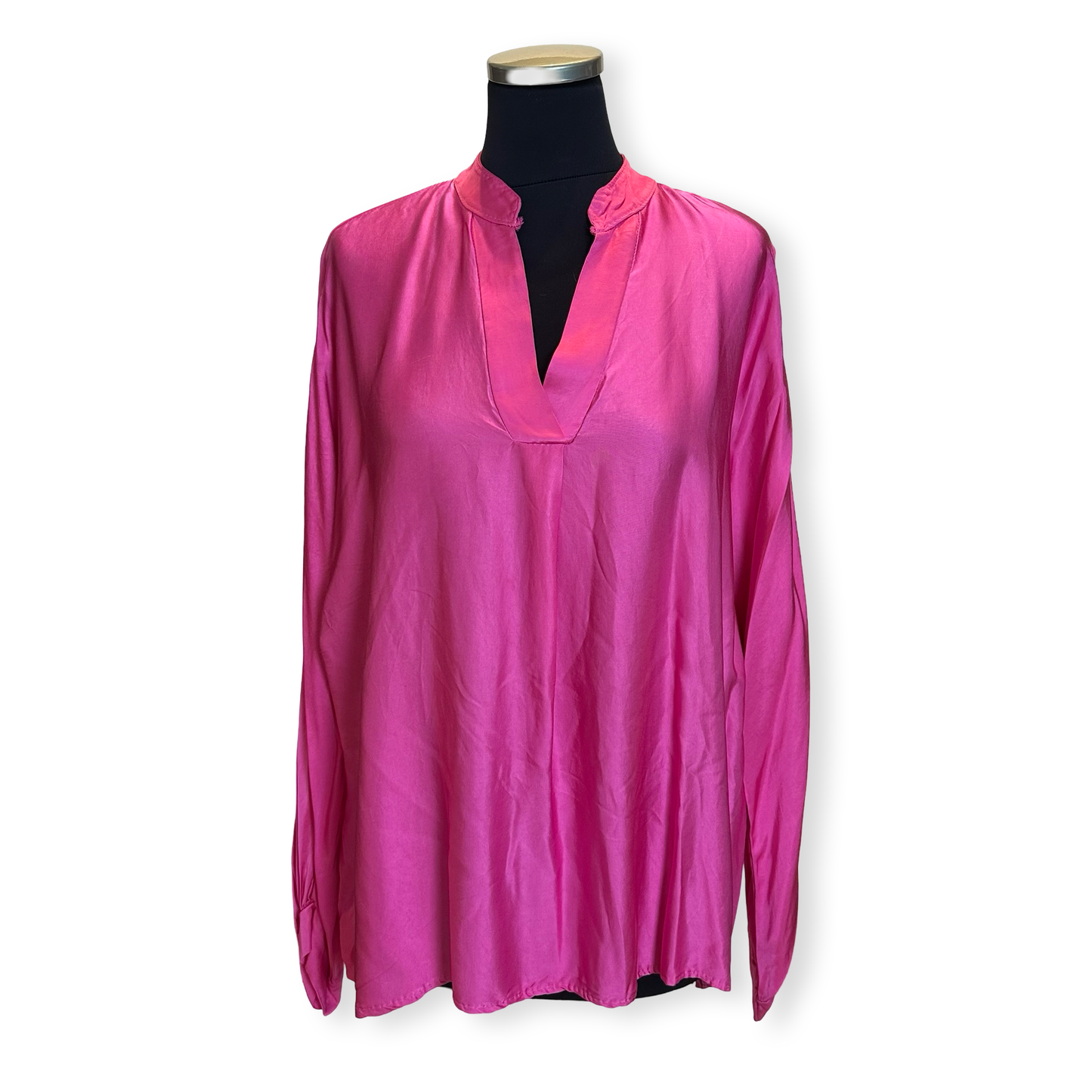 Satinbluse Cristl, versch. Farben